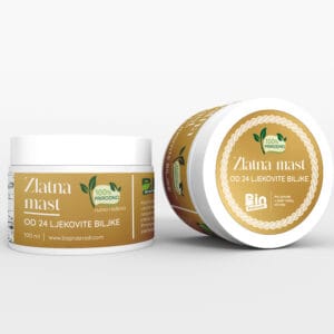 Zlatna mast od 24 ljekovite biljke 100ml